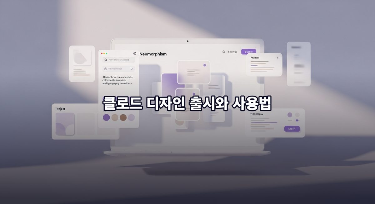 클로드 디자인 출시와 사용법